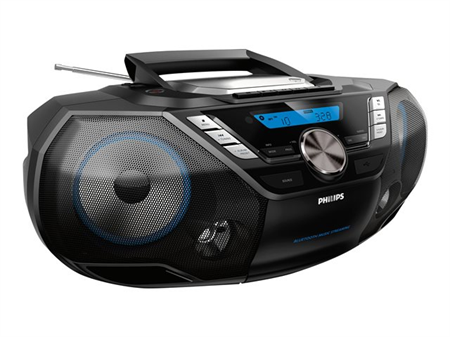 Philips Soundmachine med Bluetooth, USB, CD, kassett,